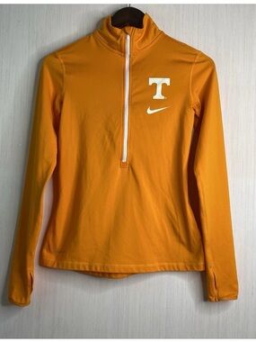 Nike Women’s Tennessee Volunteers Dri-Fit Half Zip Pullover Orange Warm Large
